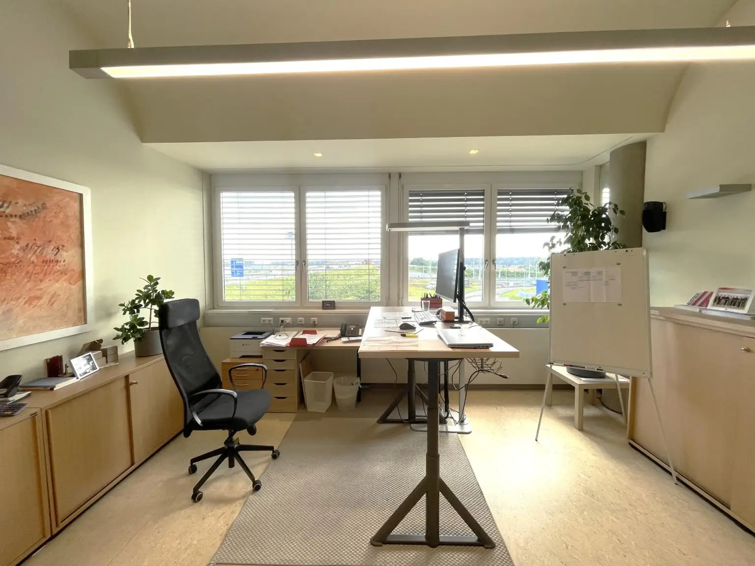 Innenansicht Büro Terminal 1, 2. OG