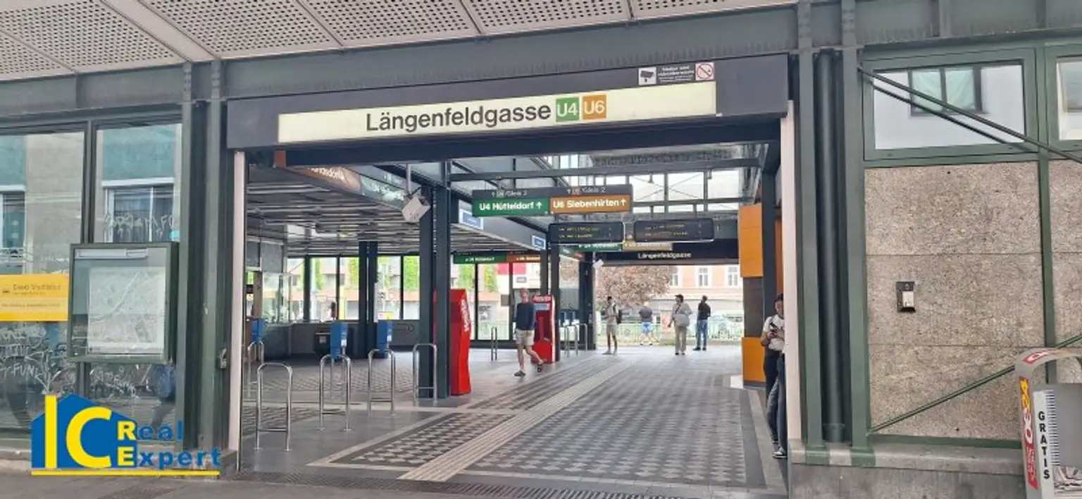 Wenige Minuten zur U-Bahn