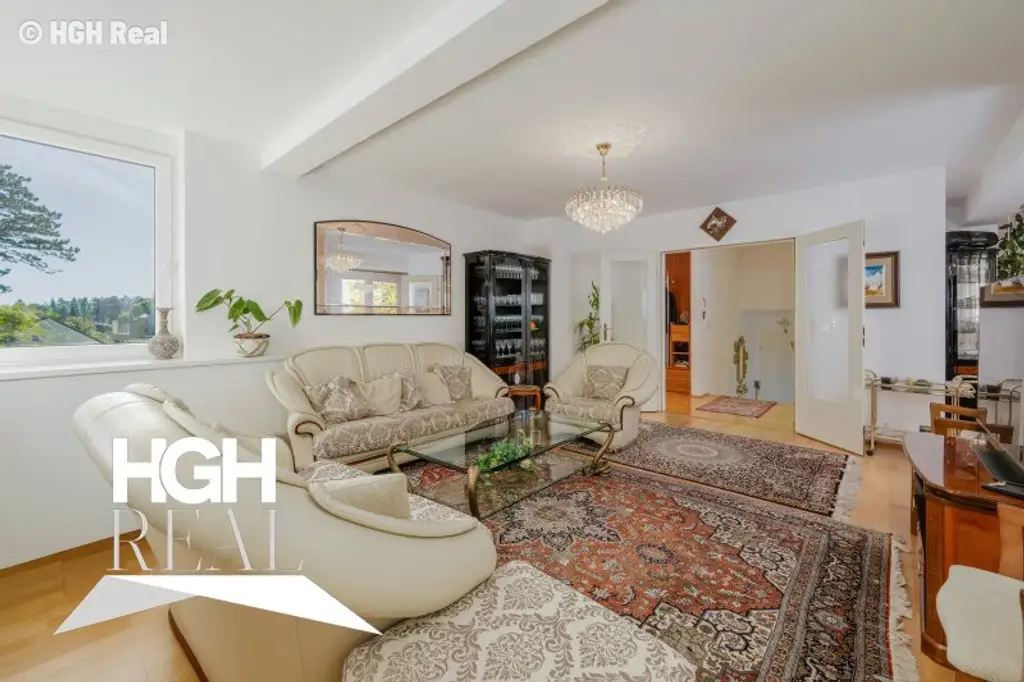 1190 Wien Döbling Lichtdurchflutete 5-Zimmer Dachgeschoß-Maisonette mit Panoramaterrassen und zwei Garagenplätzen