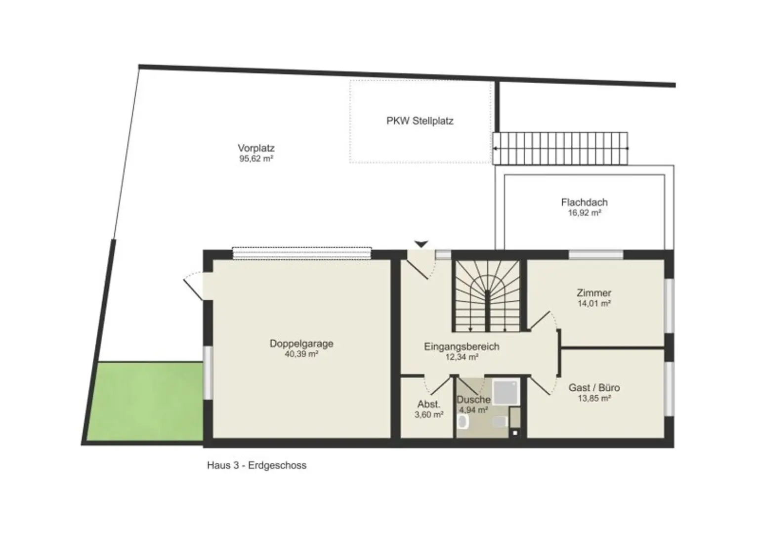 Erstbezug: Großzügiger Familientraum mit unverbaubarem Grünblick!