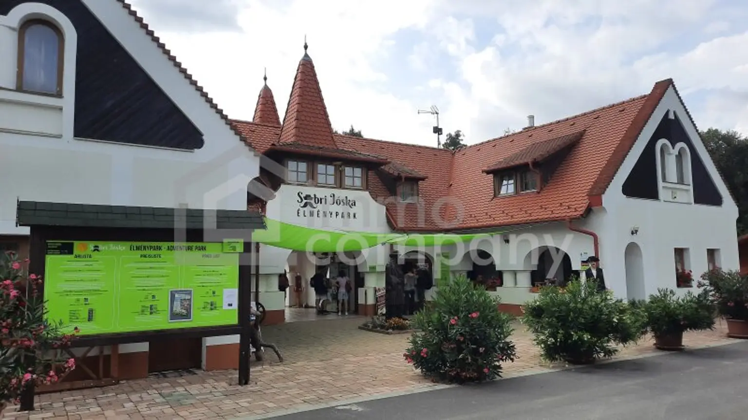 Eingang zum Abenteuerpark