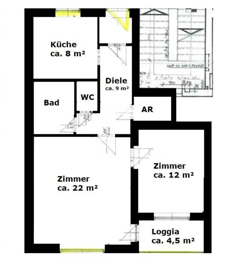 Anlegerhit in Frohnleiten – 2 Zimmer mit Loggia und Grünblick