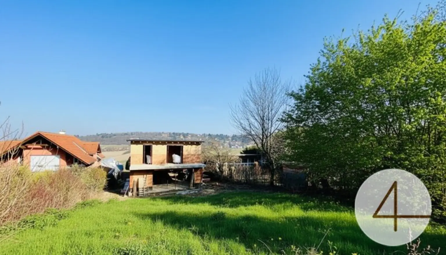 1953m² Grundstücksfläche - direkt am Bisamberg - Stadtvilla mit parkartigen Garten - privat Zugang zum Wald - Grünblick - Ruhelage