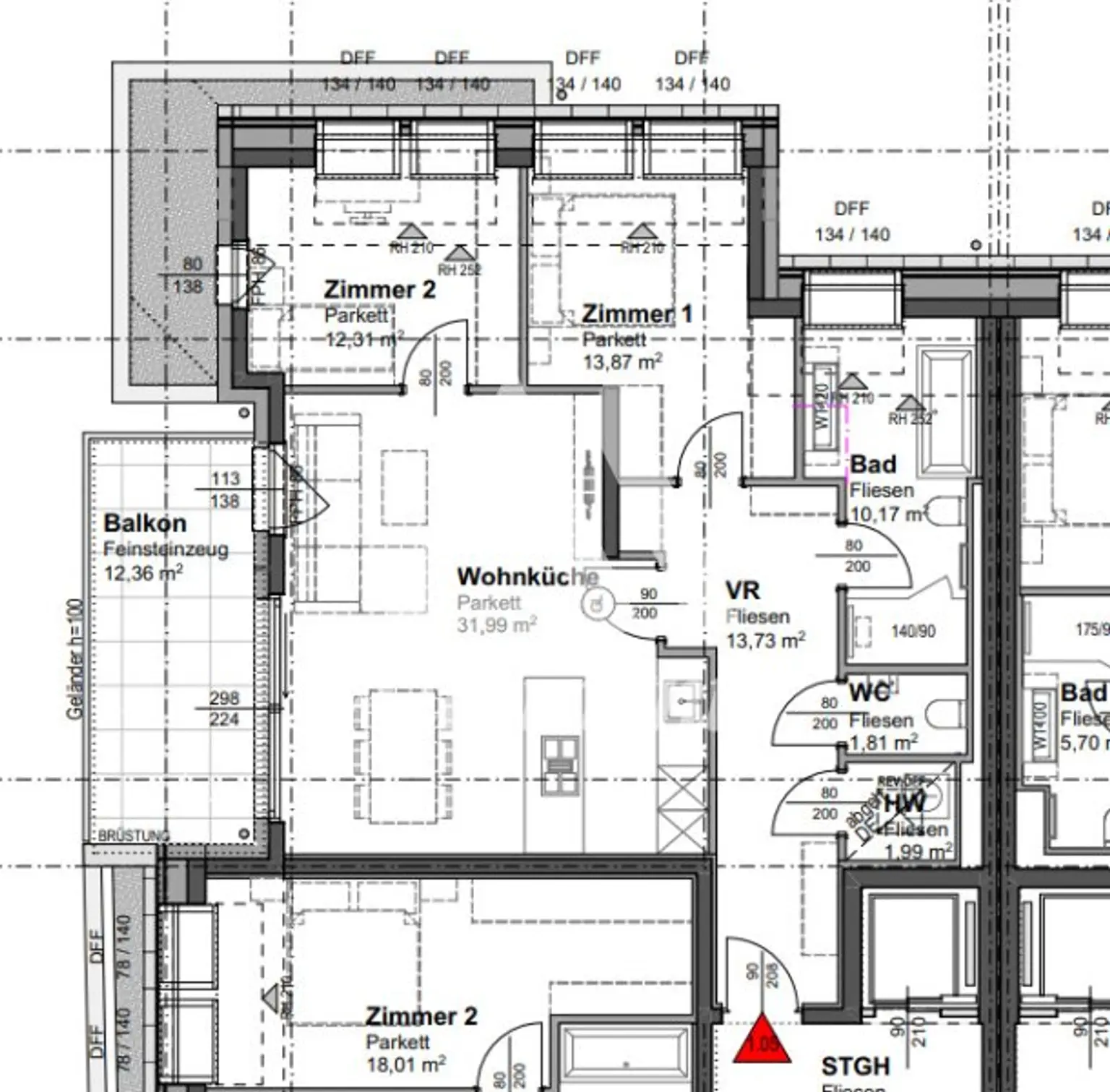 Top-moderne 3-Zimmer-Neubauwohnung nahe Alte Donau