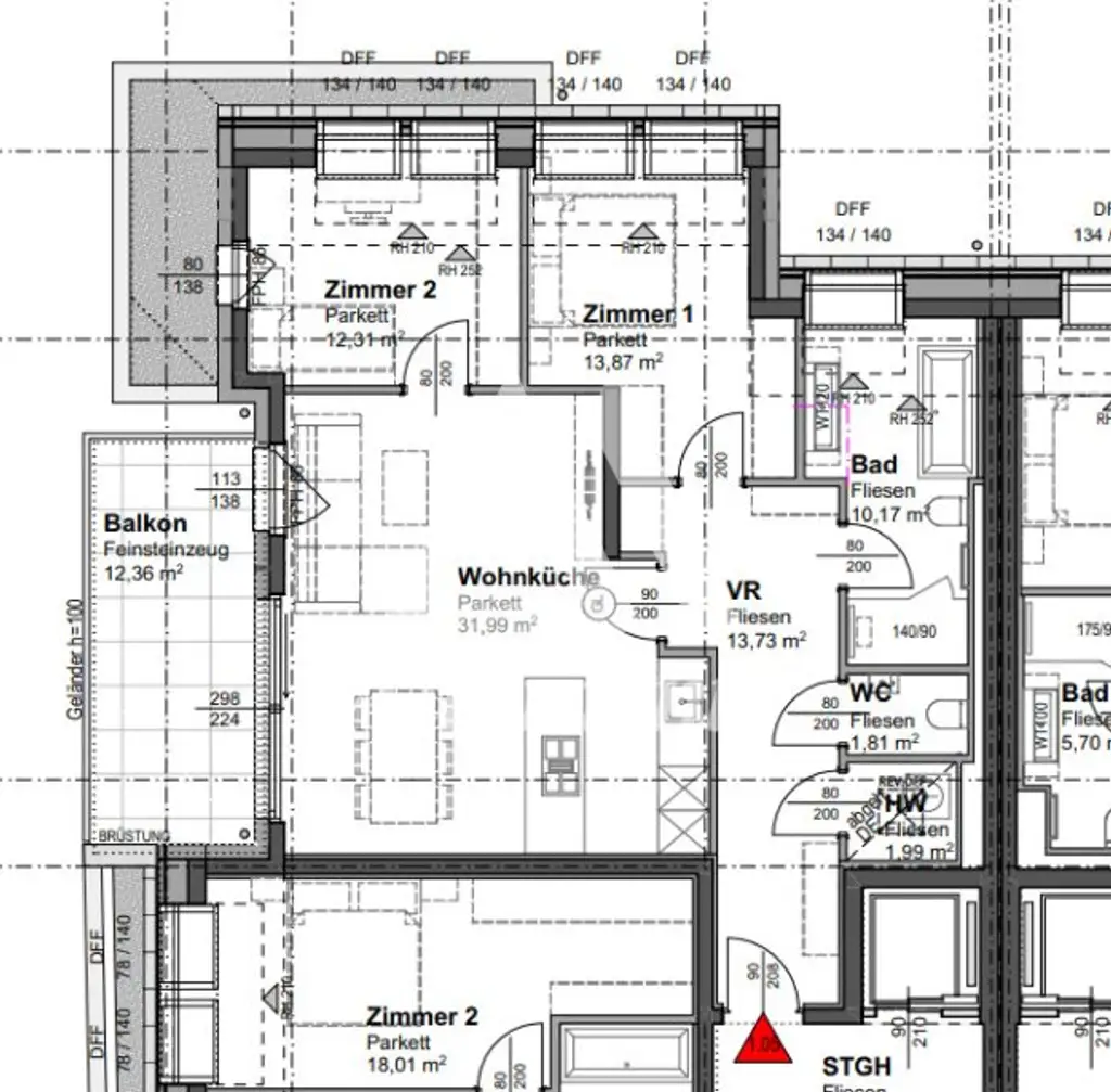 Top-moderne 3-Zimmer-Neubauwohnung nahe Alte Donau