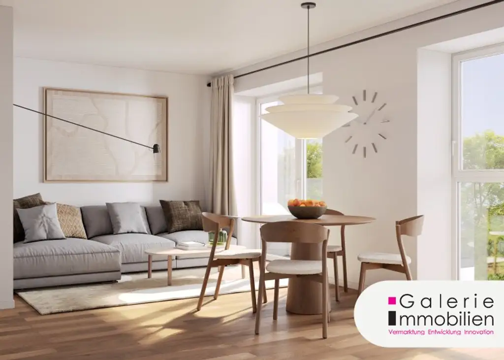 PASSIVHAUS - Barrierefreie Neubauwohnung mit Terrasse - sonnig und hell - Tiefgarage