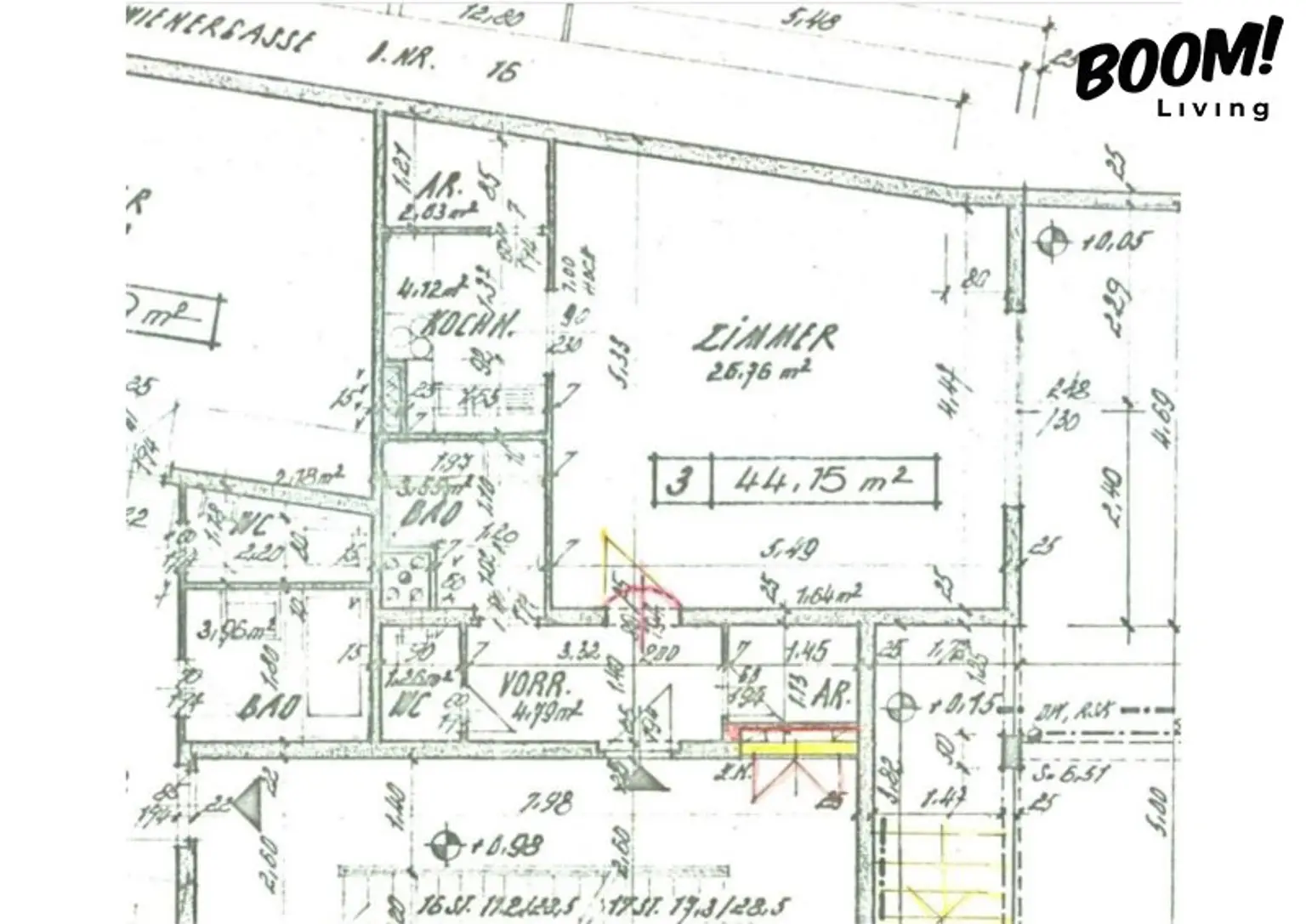 Charmante 1-Zimmer-Wohnung mit offener Küche und Innenhoflage in 1210 Wien