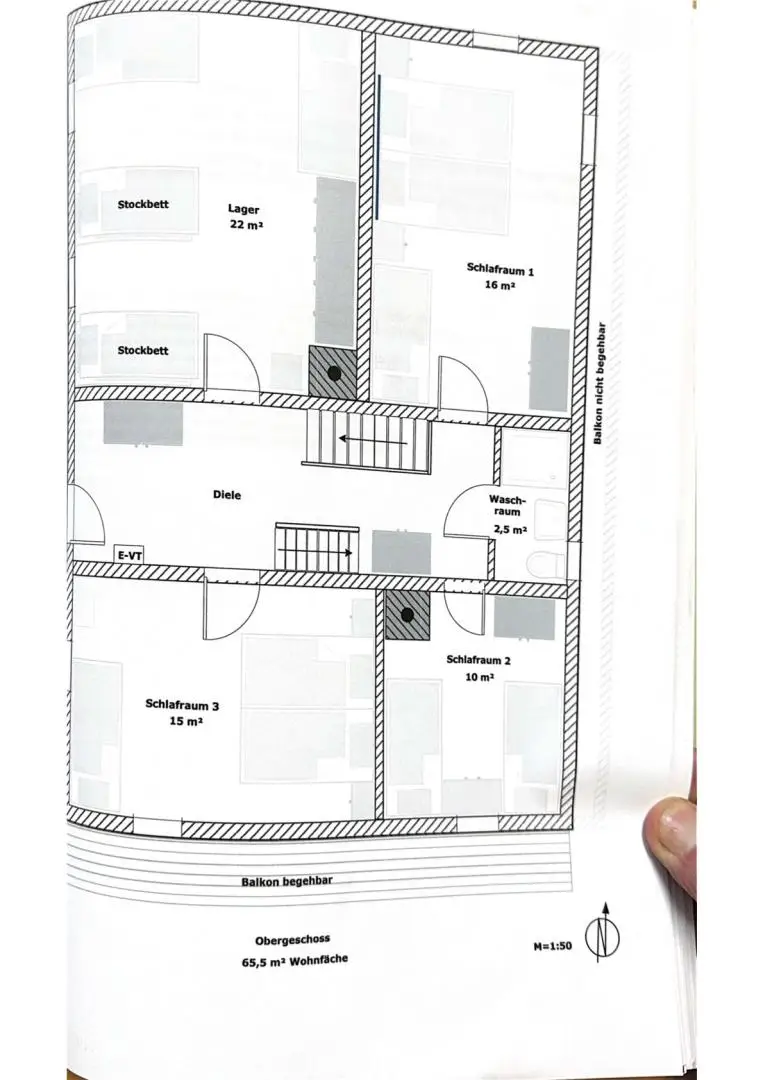 altes Bauernhaus Obergeschoss