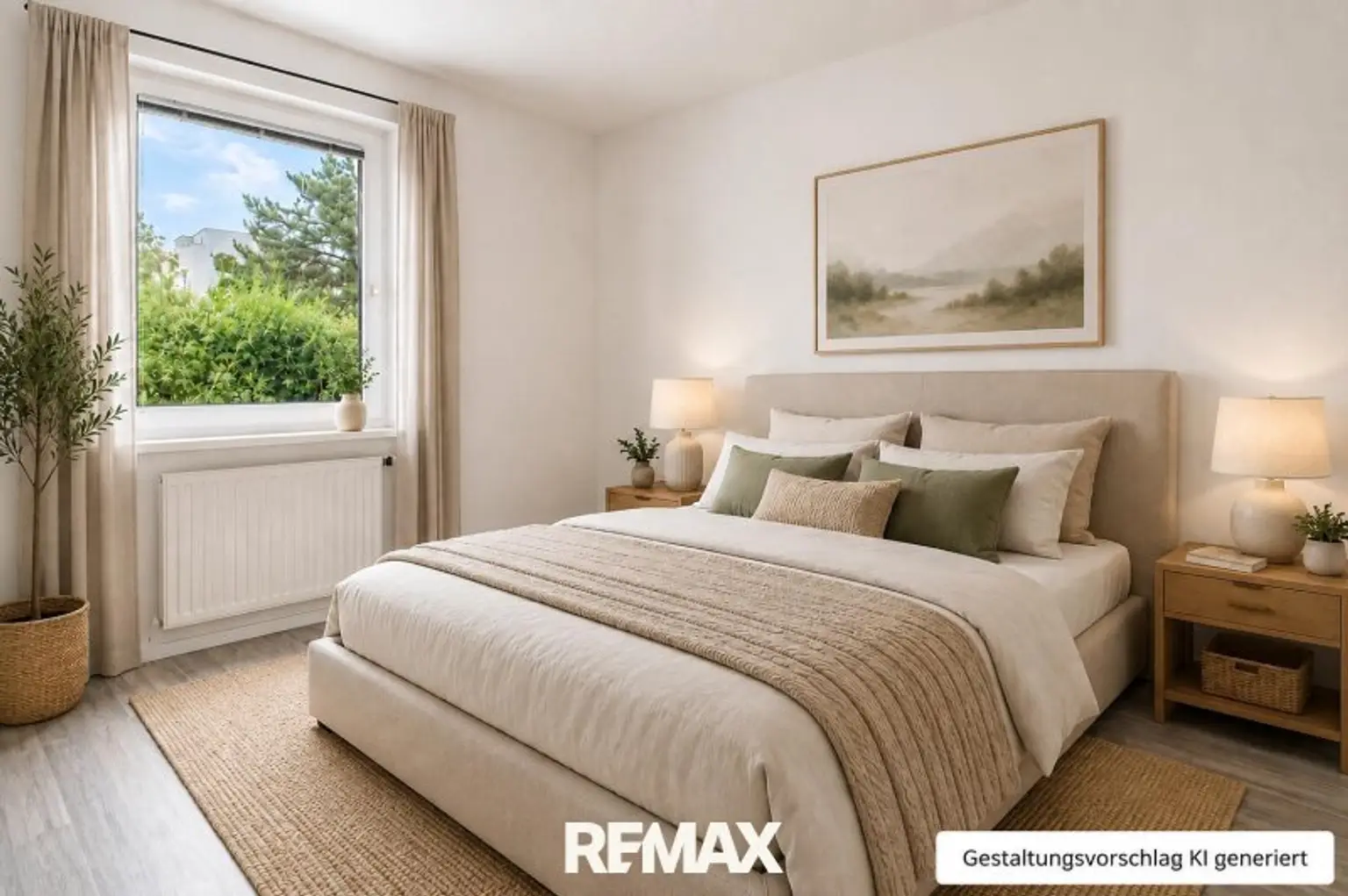 Schlafzimmer, Gestaltungsvorschlag