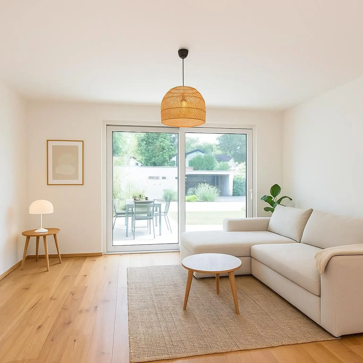 Exklusives Wohnerlebnis: Stilvolle Gartenwohnung mit Terrasse