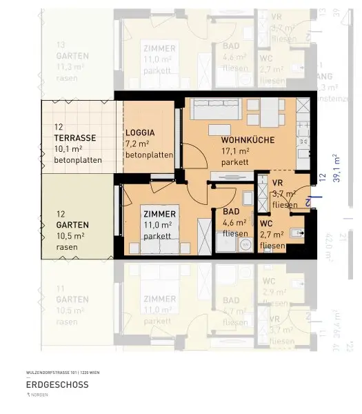 PROVISIONSFREI - Aspern Flats 101 - Ihr Traum vom Eigenheim im Grünen