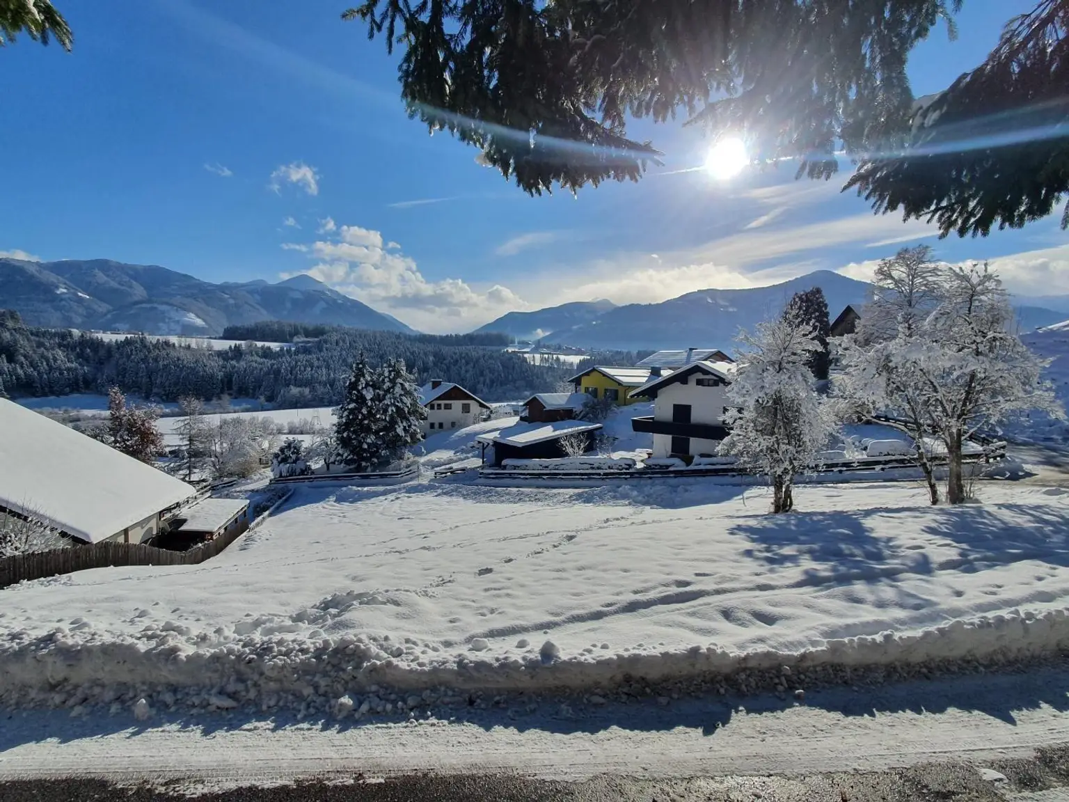 Ausblick Süd Winter