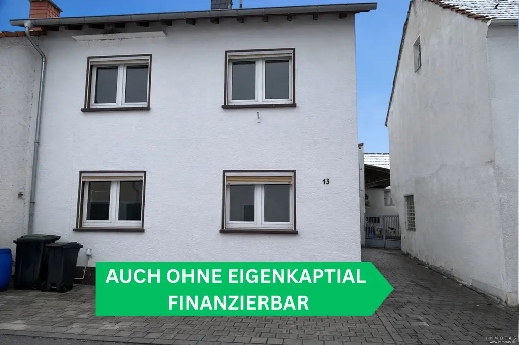 Finanzierung ohne Eigenkapital möglich: Renovierungsbedürftiges Haus mit Garten, Scheune und Garage