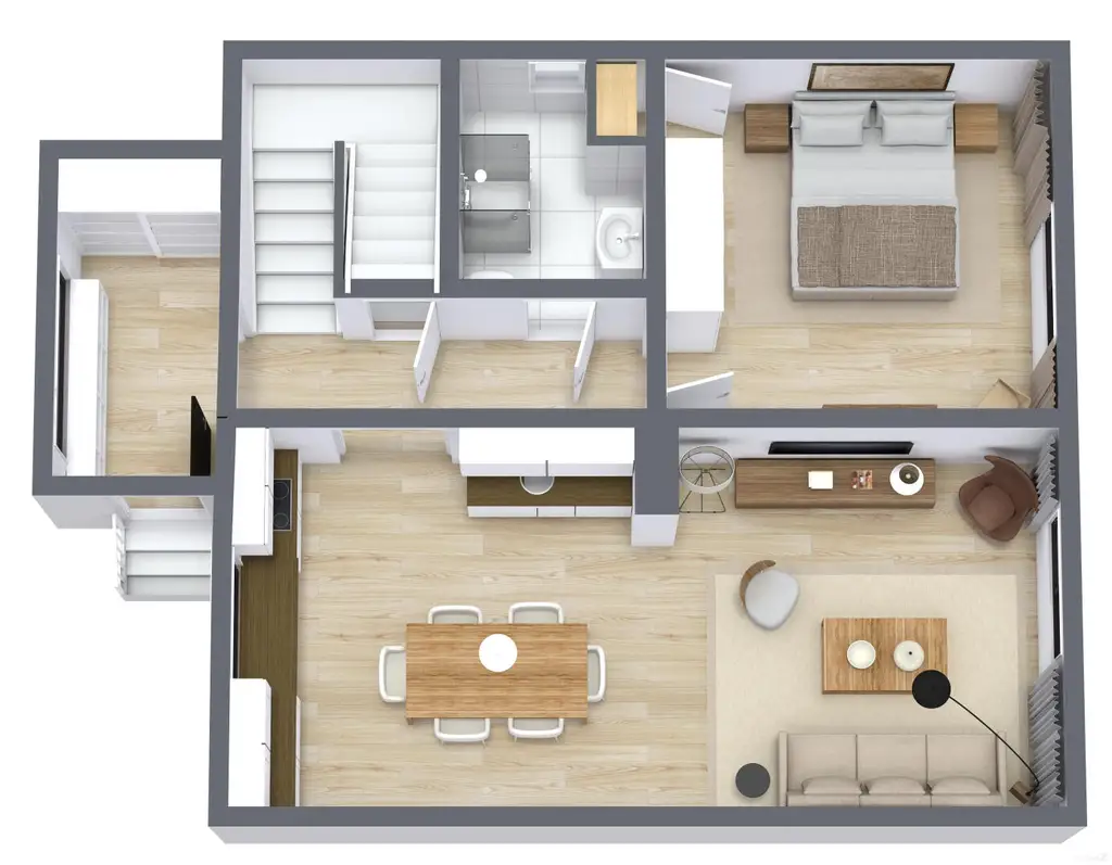 Hübsches Einfamilienhaus mit 4 Zimmer, Garten, Balkon und Parkplatz in Graz Wetzelsdorf
