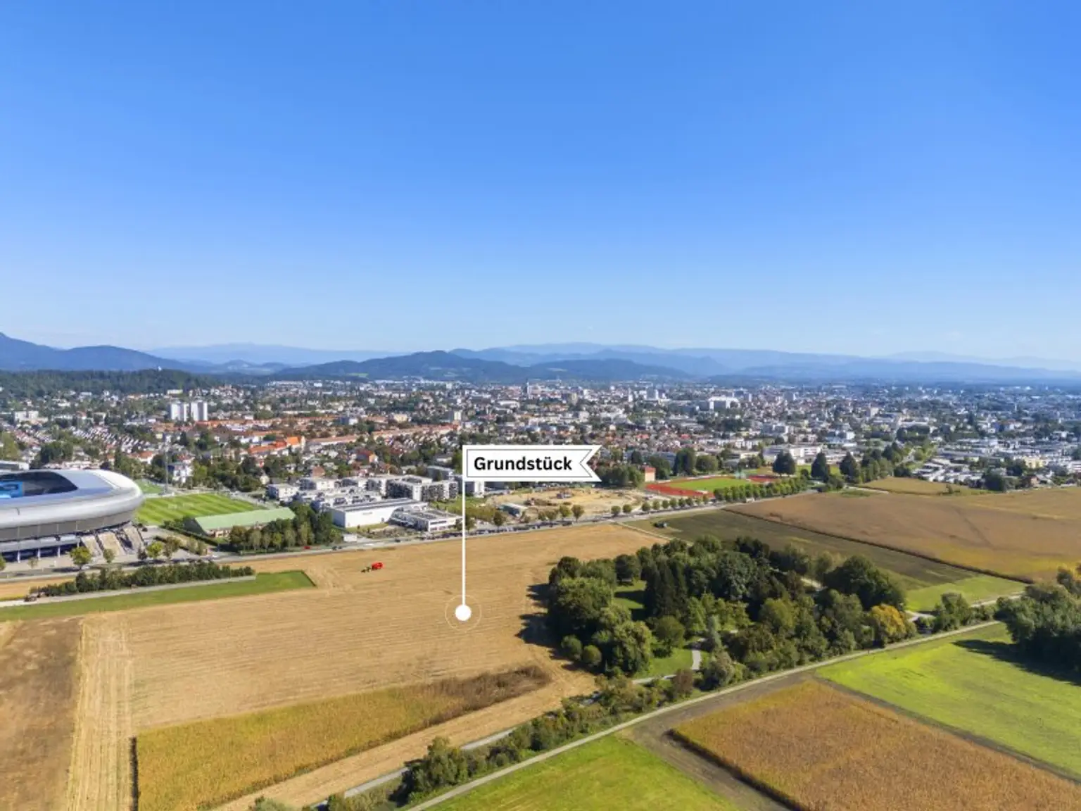 Landwirtschaftliche Flächen mit 15.000m² in Waidmannsdorf - Nähe Fussballstadion