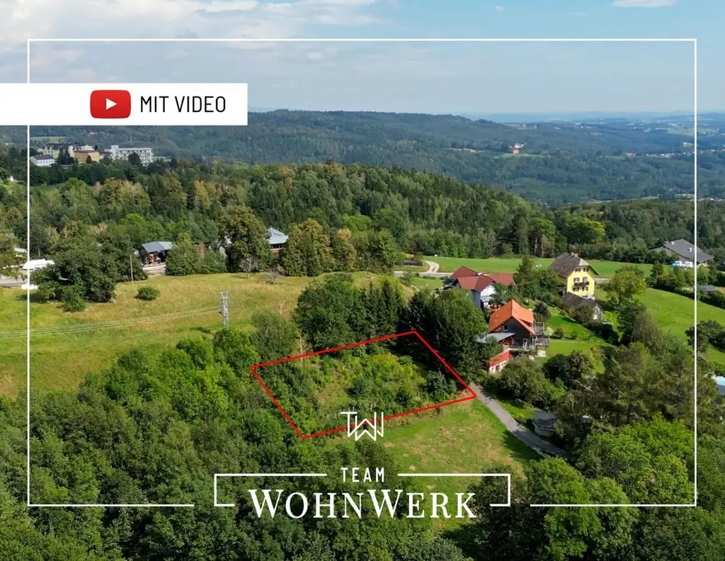 Herrlicher Baugrund | mitten in der Natur | mit leichter Hanglage mit SW-Ausrichtung | Ruhe genießen | St. Radegund