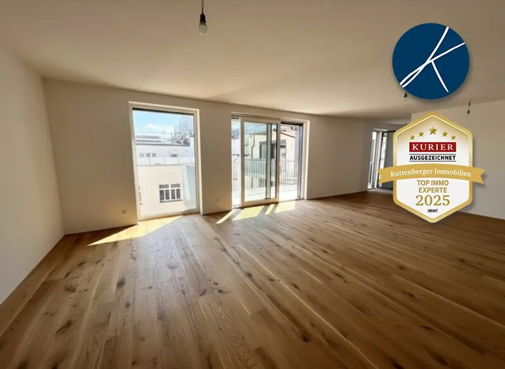 *Superprojekt: ''Über den Baumwipfeln" TOP 50 MIT ÜBERDACHTEM INNENHOF-BALKON (17,5 m²)