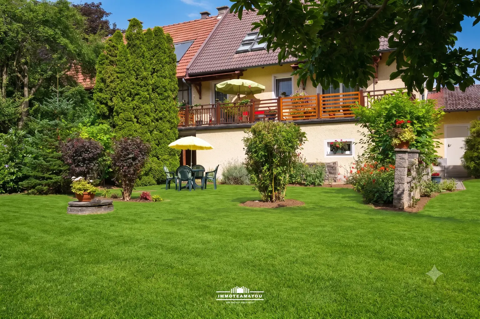Blick auf das Haus 02 KI