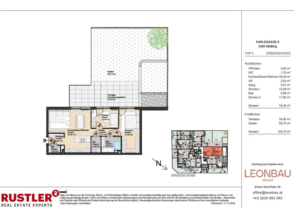 "Wohnhaus Karl 9" - Extravagante Eigentumswohnungen in Mödling