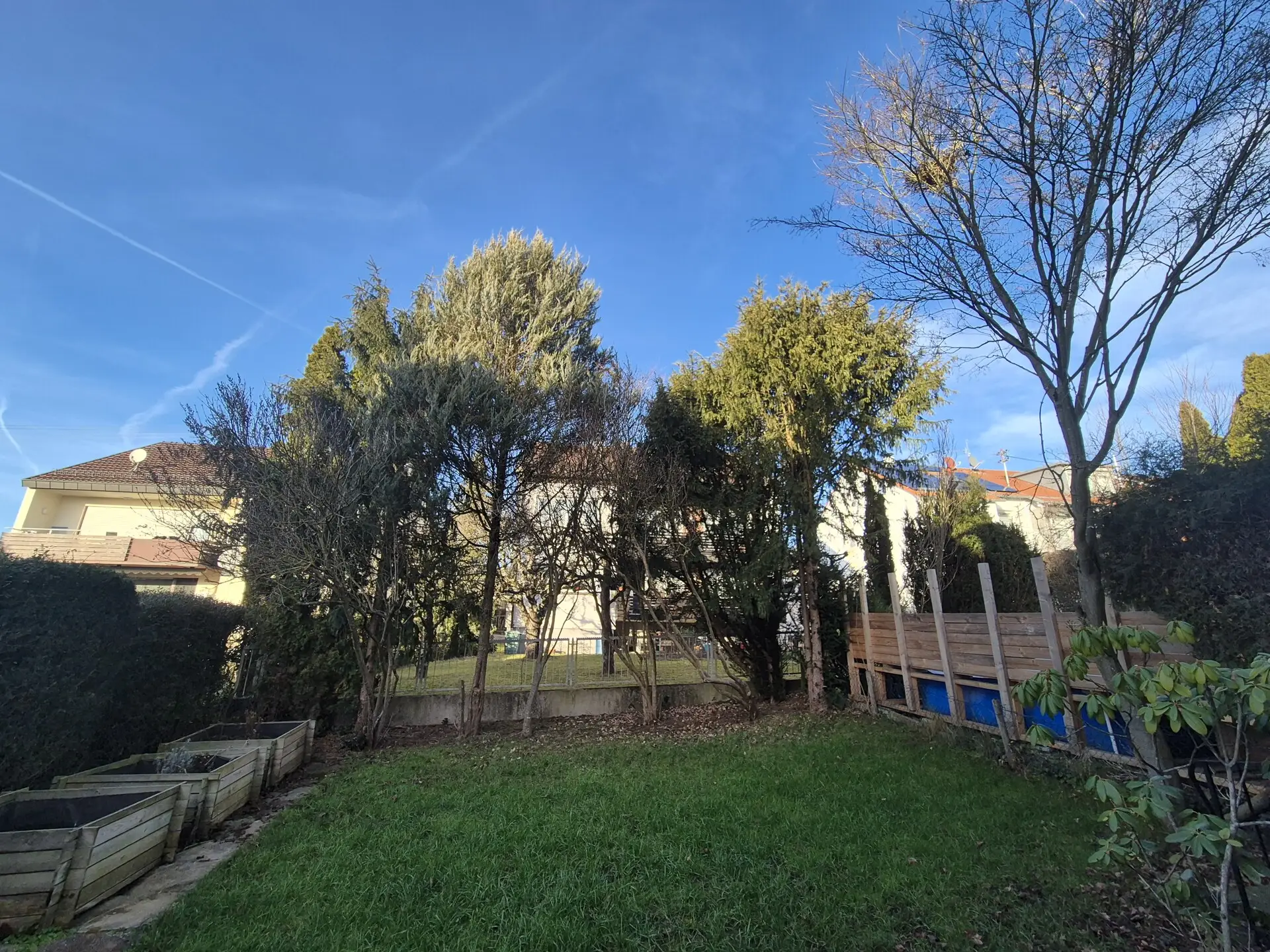 Garten hinter dem Haus