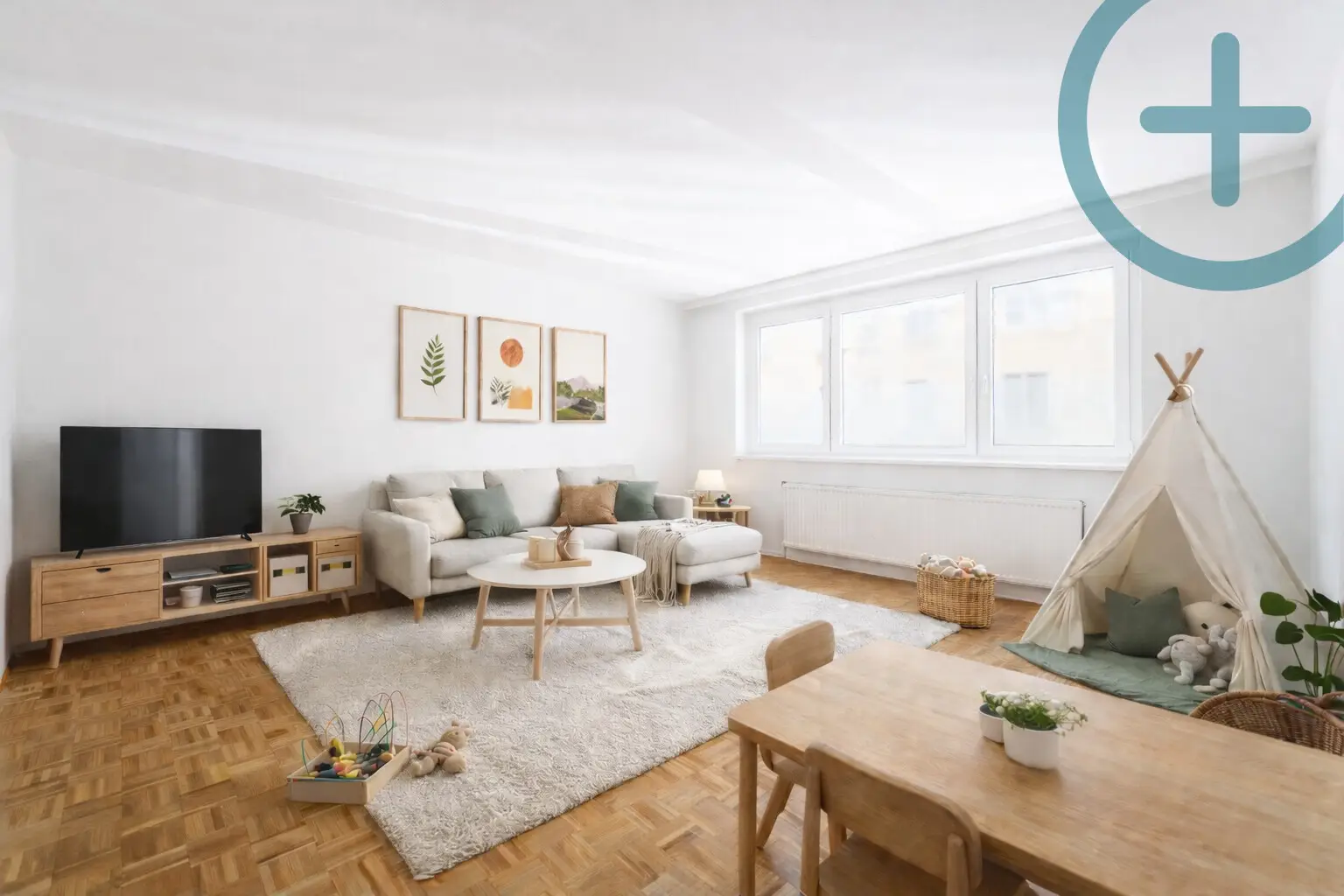 AiStaging: Wohnzimmer