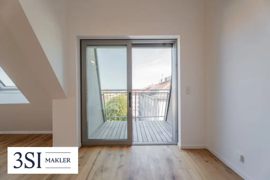 Exklusives Wohnen über den Dächern Wiens – hochwertige Dachwohnung mit Freifläche