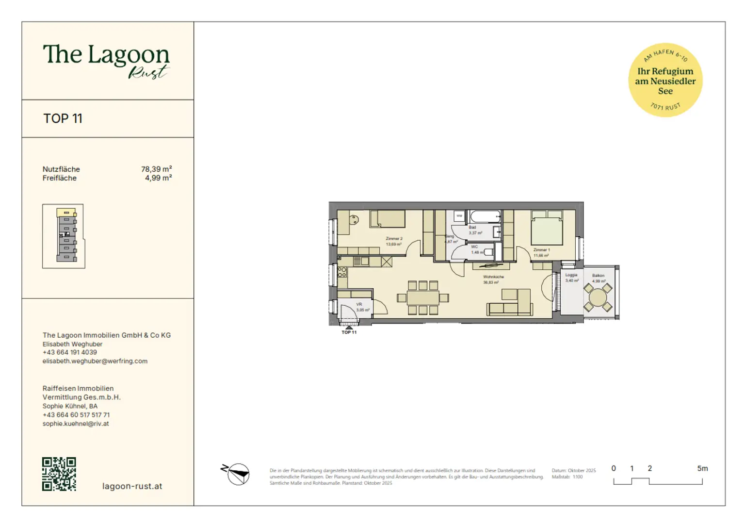 "The Lagoon" - Modern - Nachhaltig - Elegant PROVISIONSFREI