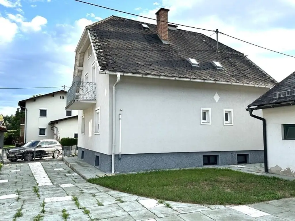 WOLFSBERG - SANKT THOMAS, 160 m2 Einfamilienhaus mit Potential, Vollkeller, 1139 m2 Grundstück, Wirtschaftsgebäude