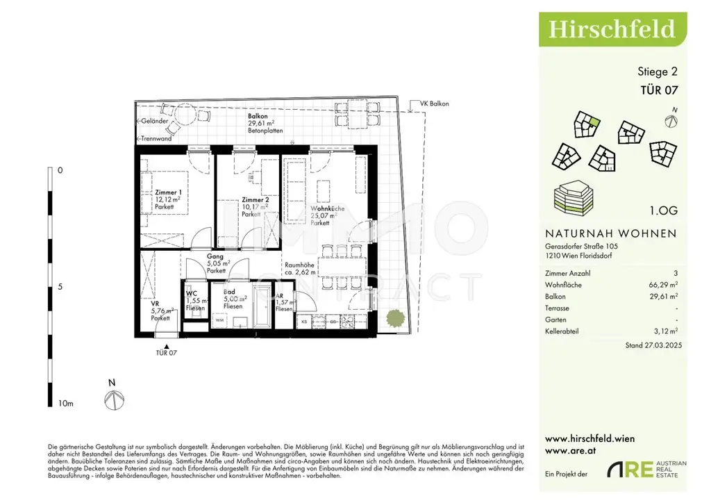 Top Erstbezug 3 Zimmer Wohnung fertig zum Einziehen: PROVISIONSFREI Gerasdorfer Straße