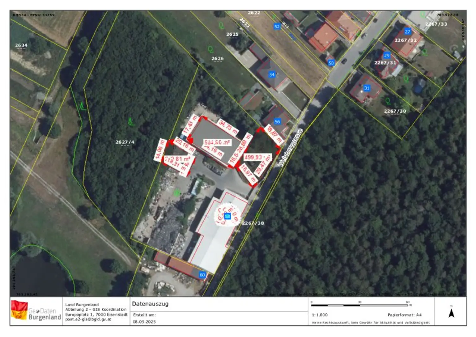 800 m² HALLEN FÜR LAGER/WERKSTATT UND 1.100 m² AUSSENFLÄCHEN NÄHE SIEGENDORF/EISENSTADT!