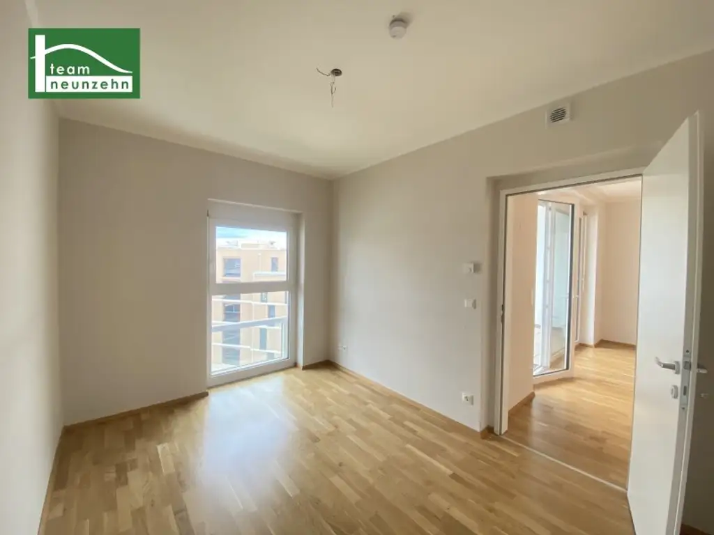 Wohnen im Markhof - Tolle Neubau-Wohnung mit großer Loggia nahe S-Bahn, Schwechat Zentrum und Schwechater Bad! Gemeinschaftliche Dachterrasse!