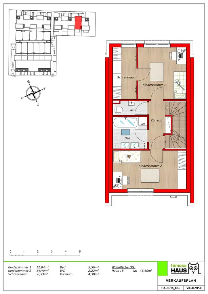 Provisionsfreies, ziegelmassives Reihenhaus mit 4 Zimmern, Keller, Terrasse, Eigengrund, Dachterrasse und Tiefgaragenplatz
