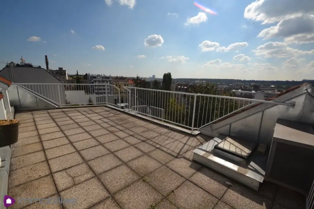 Blick von der Dachterrasse in die Ferne....