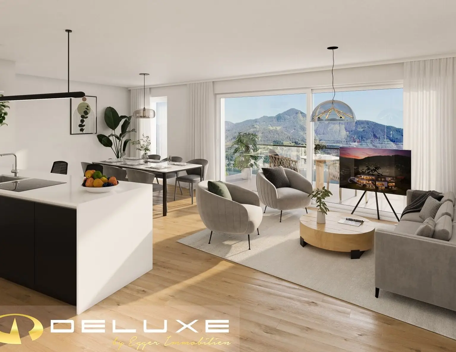 Neubauprojekt "Seeblick Residenz": 5 Luxuswohnungen mit traumhaftem Weitblick auf den Zeller See