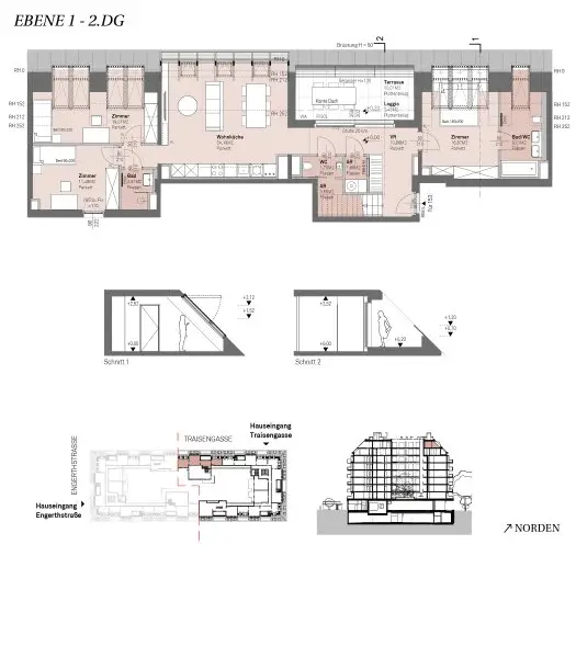 PROVISIONSFREI - Modernes wohnen am Donauufer mit Donaublick!