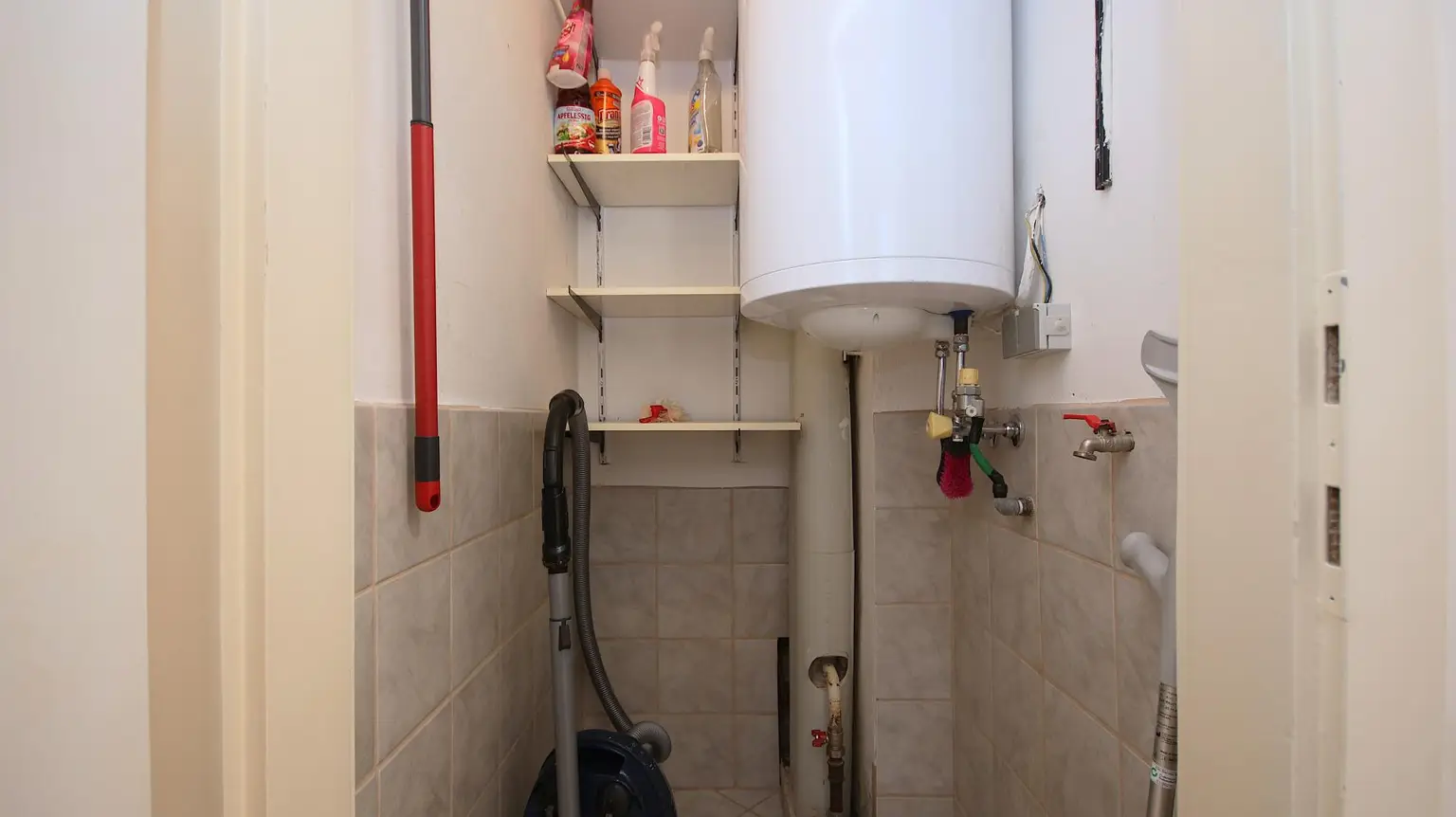 Praktischer Abstellraum