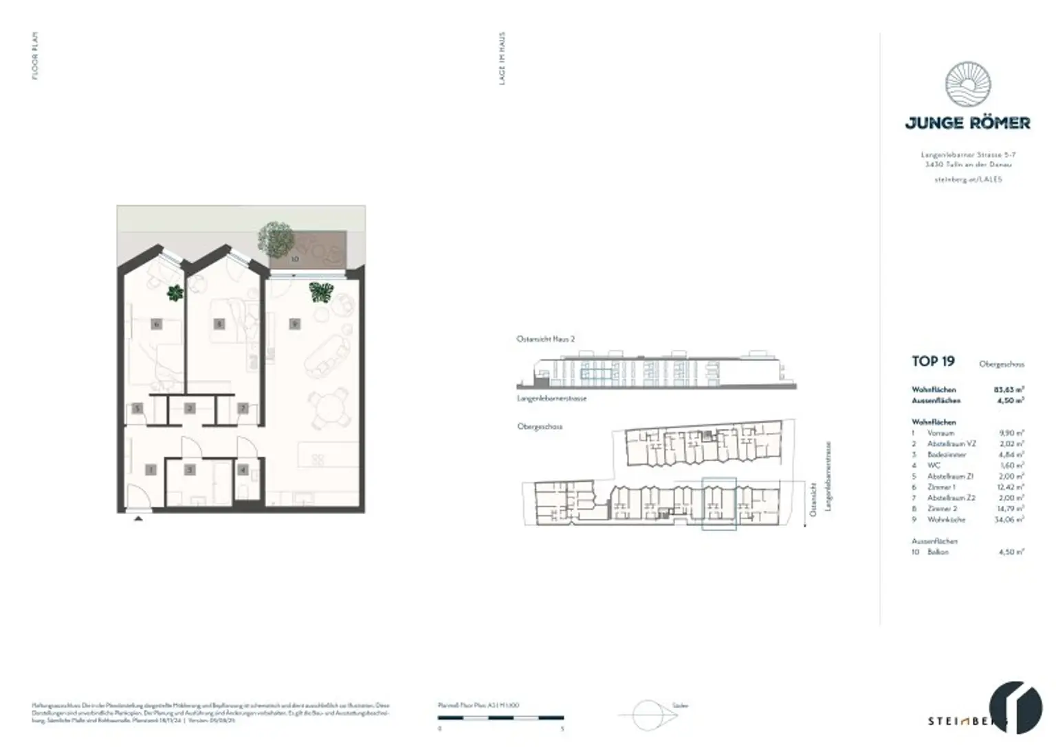 3 Zimmer Wohnung Nähe Donaulände, zentrumsnah