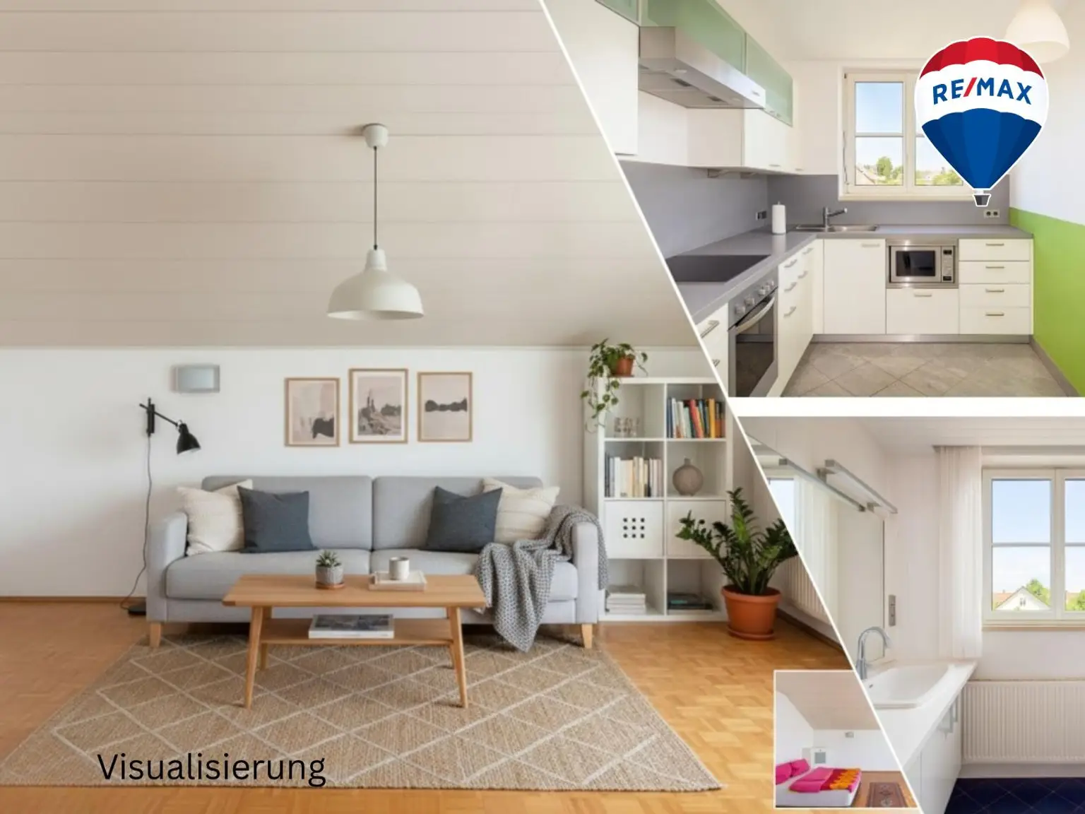 Stadtnah, smart & individuell: Helle, geräumige Wohnung mit 1 Garage!