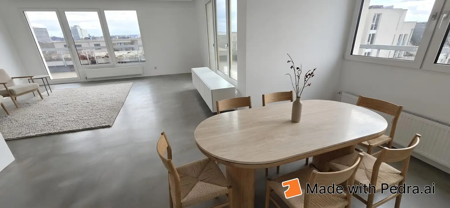 Homestaging Esszimmer (KI generiert)