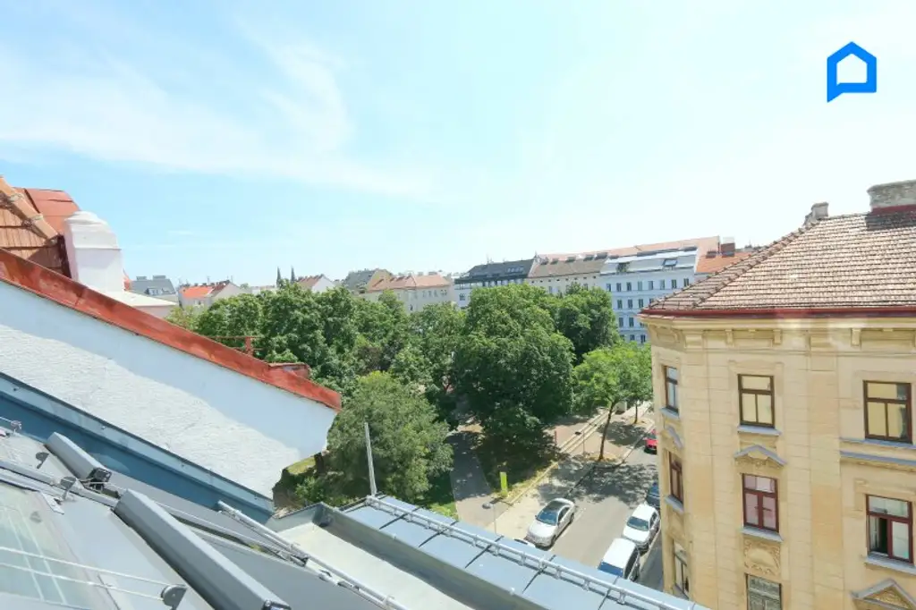 Großartige Dachgeschosswohnung mit 146 m² plus 21 m² Dachterrasse plus 8 m² Balkon, 4 Zimmer, KLIMA, großer Vorraum, Tiefgaragenplatz optional !