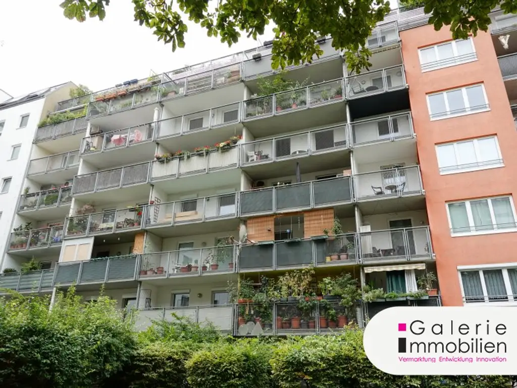 VIDEO: Schöne, helle 3-Zimmer-Loggiawohnung mit Klima, Grünblick, separater Küche, zentral begehbar!