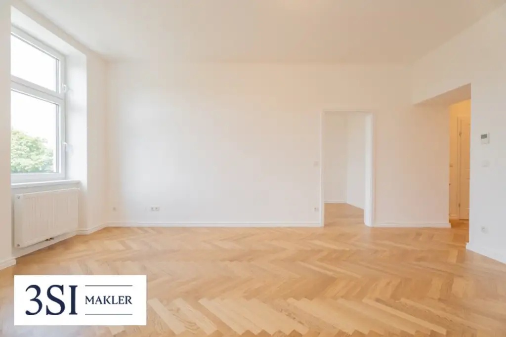2-Zimmer-Wohntraum mit Blick ins Grüne – Altbauflair am Laubepark
