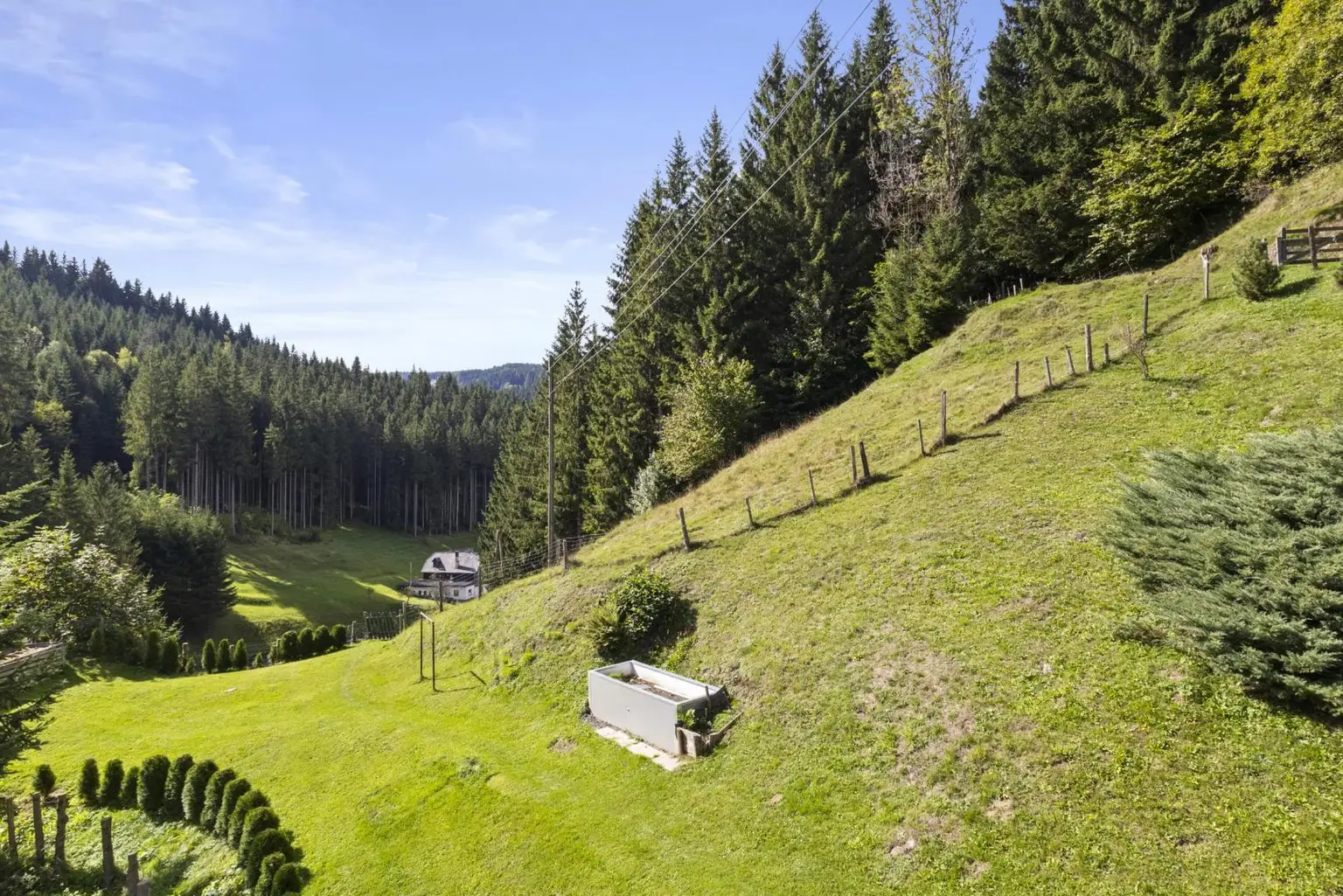 Kleinlandwirtschaft mit Wohnhaus und Wirtschaftsgebäude in Unterpreitenegg im Oberen Lavanttal