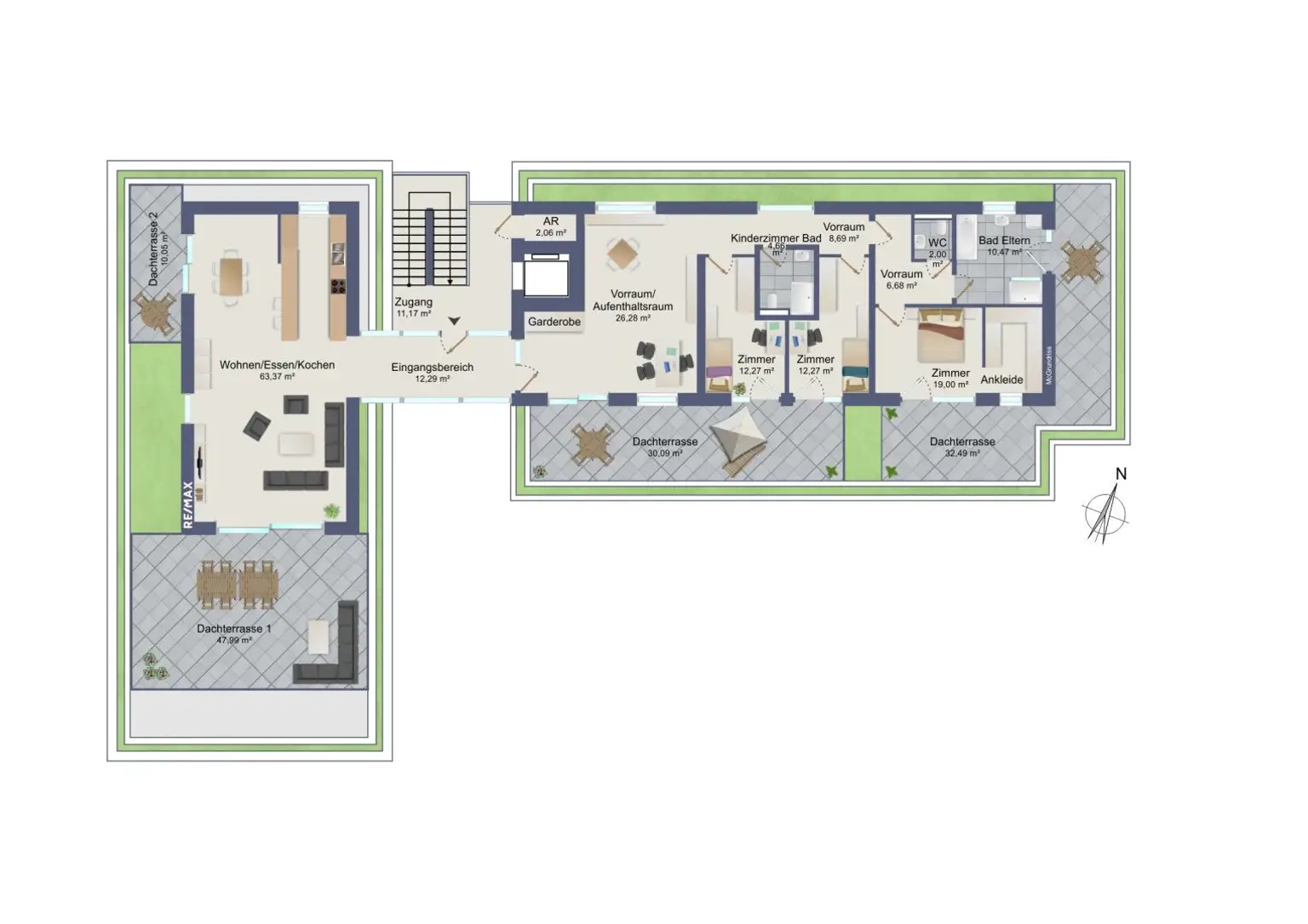 Ihr neues Zuhause über den Dächern – 185 m² Penthouse mit einzigartigem Raumgefühl
