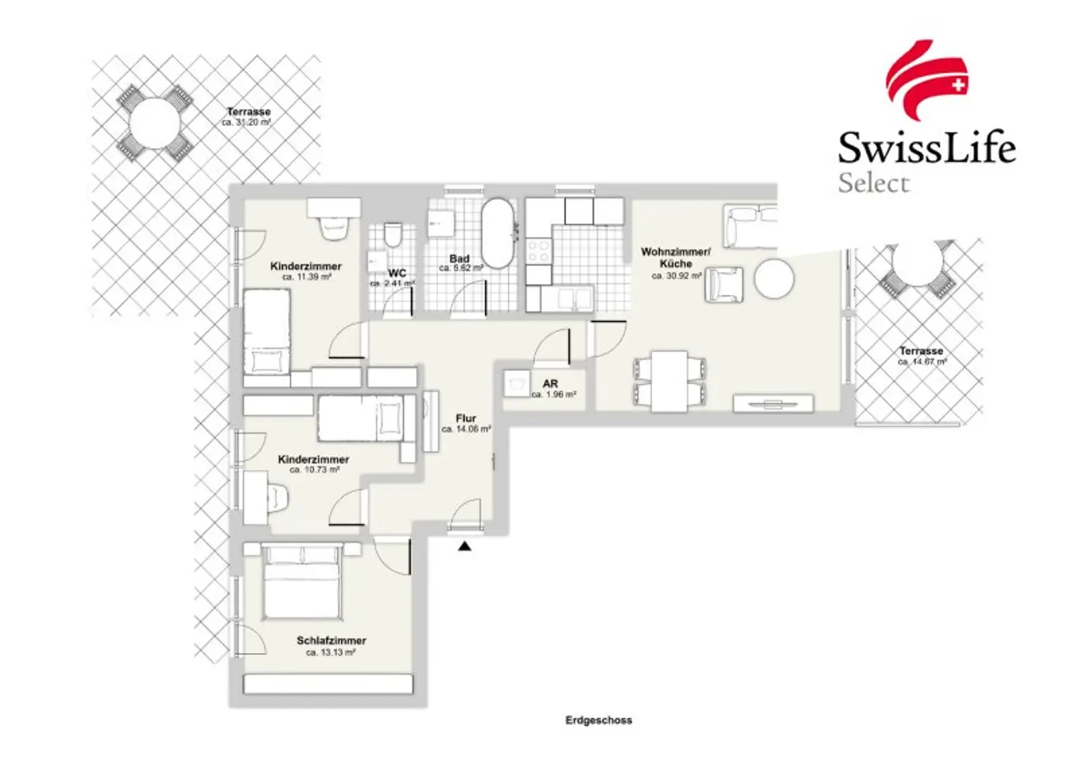 Traumhafte Erdgeschosswohnung mit Garten & zwei Terrassen – Ihr grünes Refugium mitten in Innsbruck