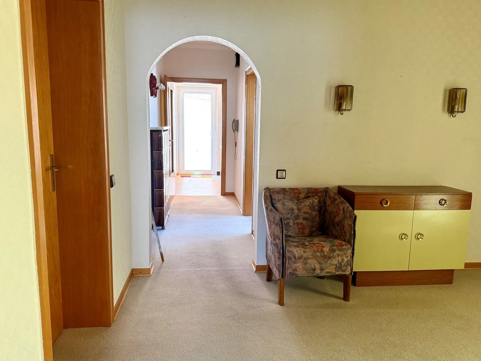 Blick in den Flur Richtung Küche