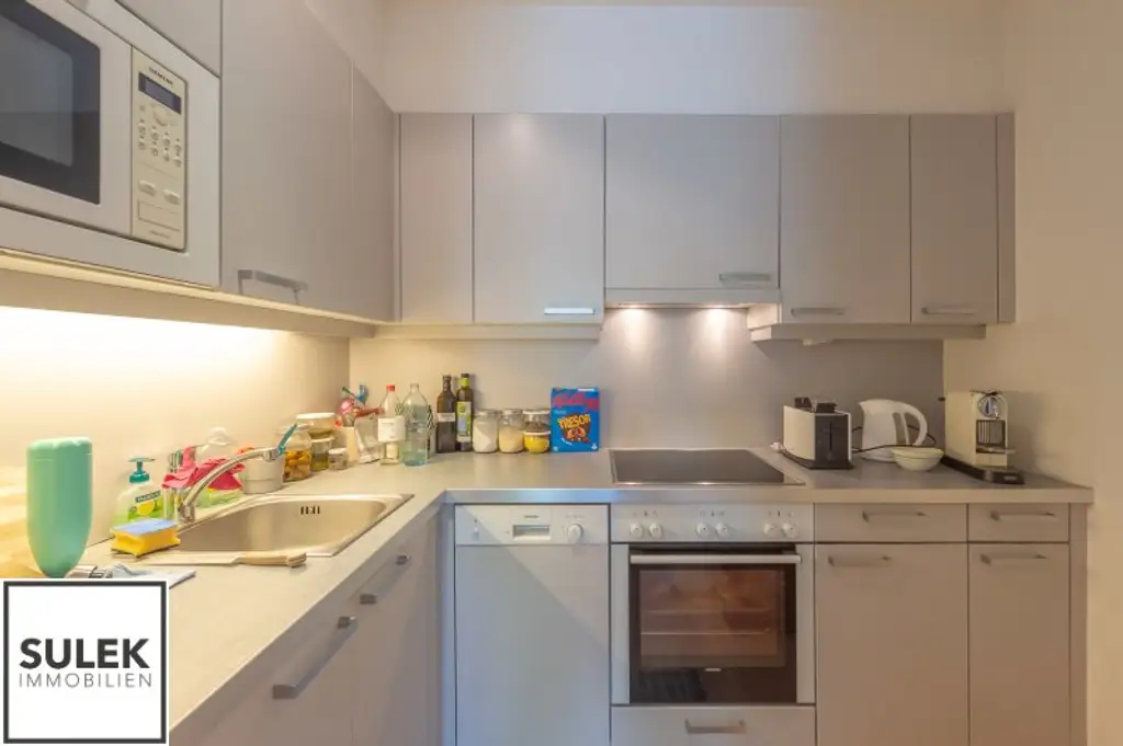 Grünblick in den Innenhof: helle 2-Zimmer Neubauwohnung ~ Kaiserstr. 68 ~ ab 1.1.26!!