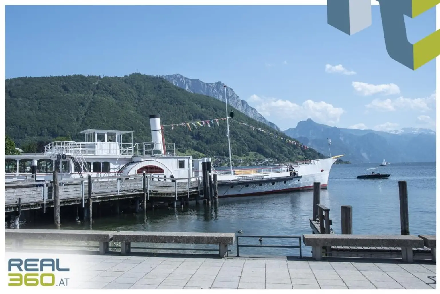 Anlegestelle der Traunseeschifffahrt in Gmunden