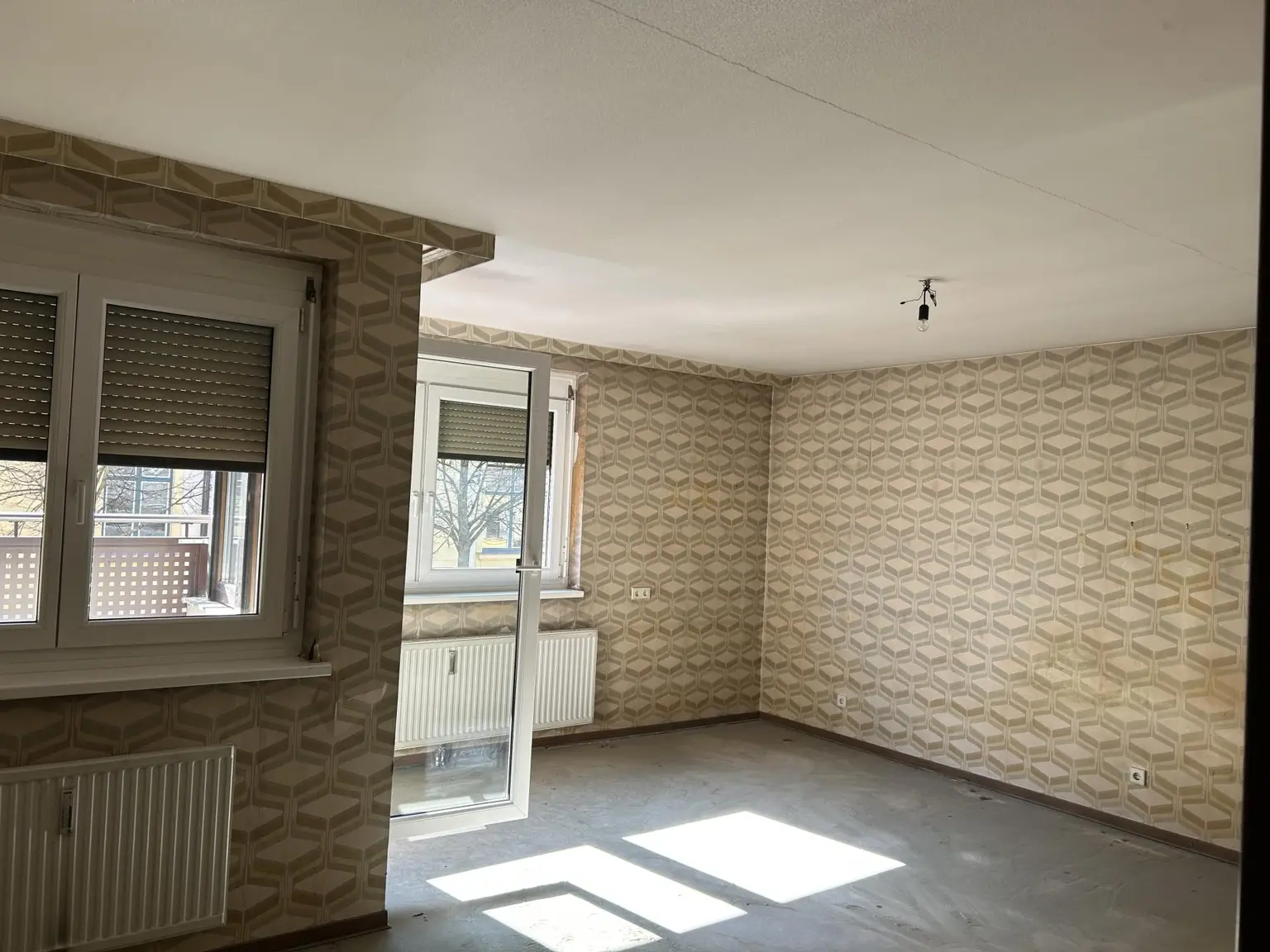 Wohnzimmer mit Loggia