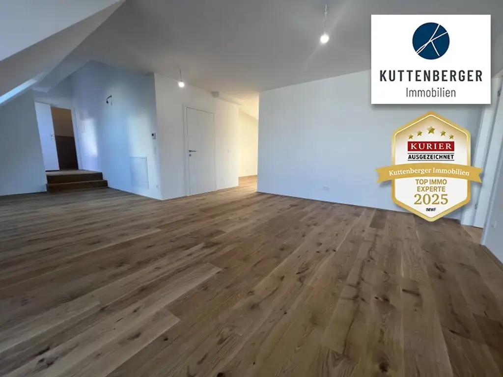 *Superprojekt: ''Über den Baumwipfeln" TOP 53 MIT BALKON + SUPER-PANORAMA-DACHTERRASSE & WIEN-BLICK